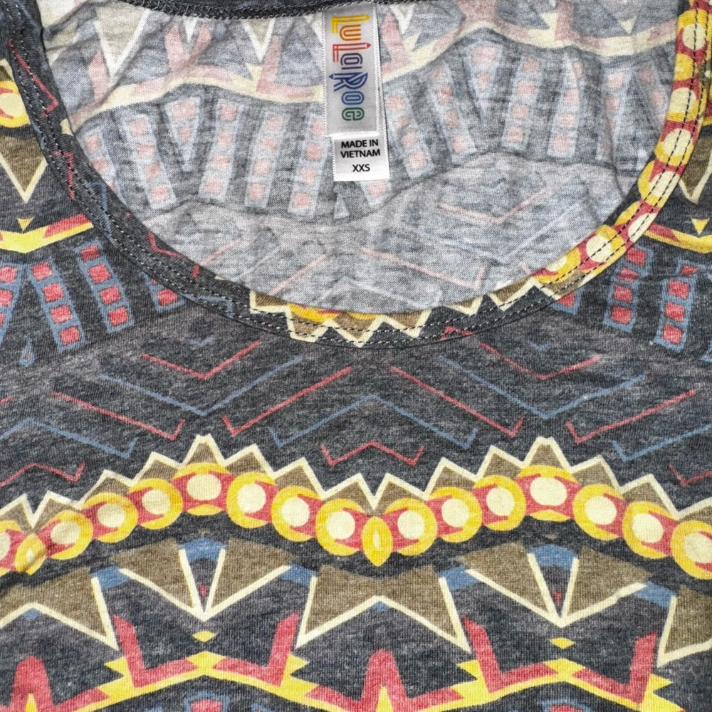 EASTER READY Colorful Geometric Patterned Top